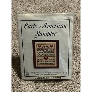 Early American Sampler Cross Stitch Historical Folk Toys